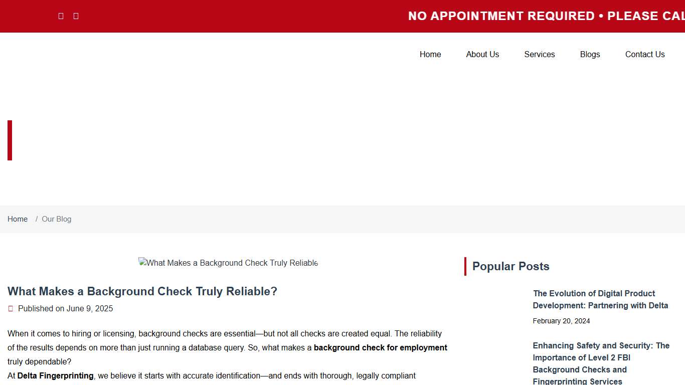 What Makes a Background Check Reliable?